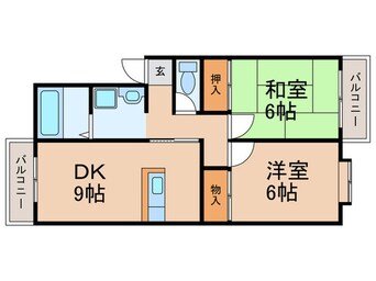 間取図 大中マンション