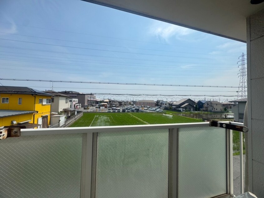 室内からの展望 大中マンション