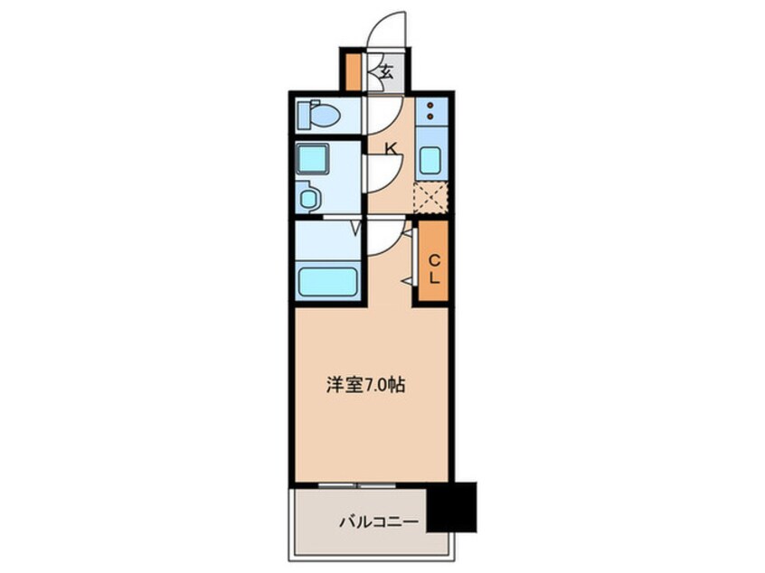 間取図 ワールドアイ都島駅前（1204）