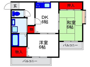 間取図 コートビレッジ