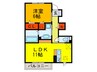 プレミ－ル東本町 1LDKの間取り