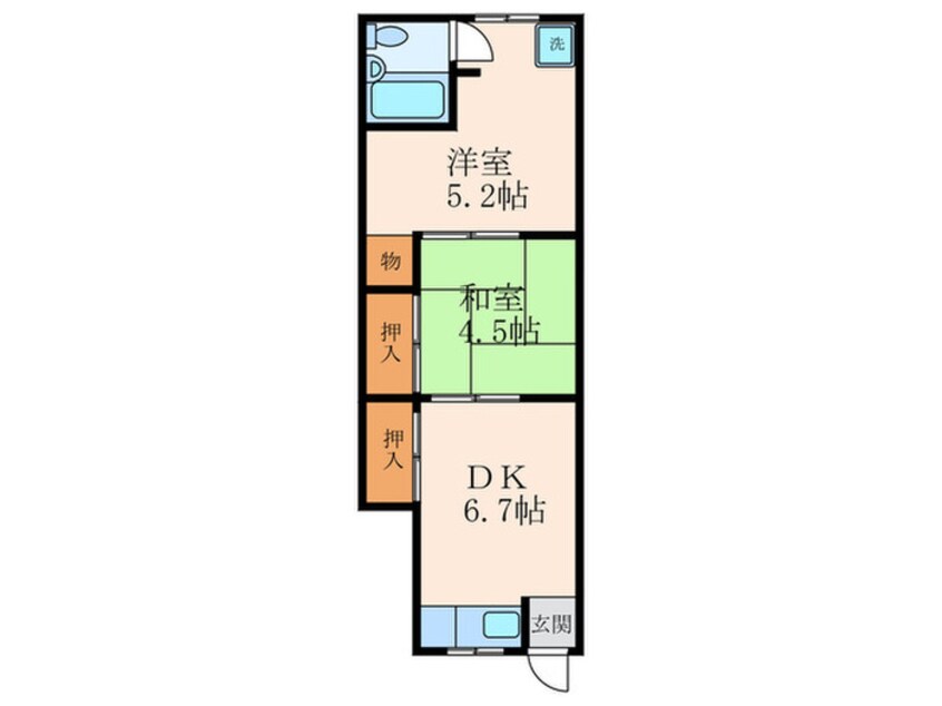 間取図 大島文化