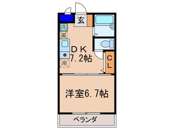 間取図 ル・コンテ