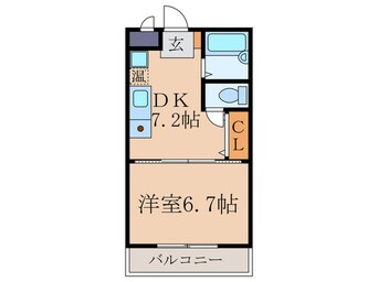 間取図 ル・コンテ