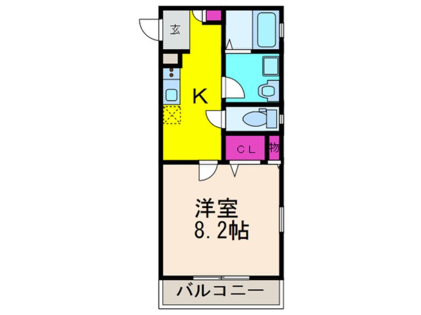 間取図 ＫＴＩレジデンス摂津富田