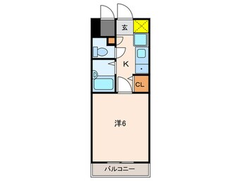 間取図 ブリスウエスト明石(203)