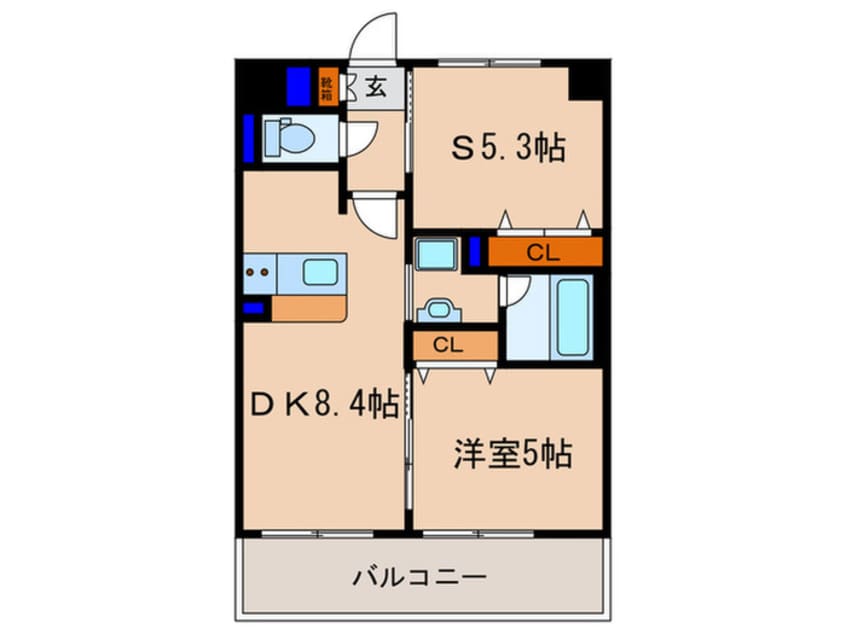 間取図 ｴｽﾃﾑﾌﾟﾗｻﾞ京都聚楽第粋邸(1104)