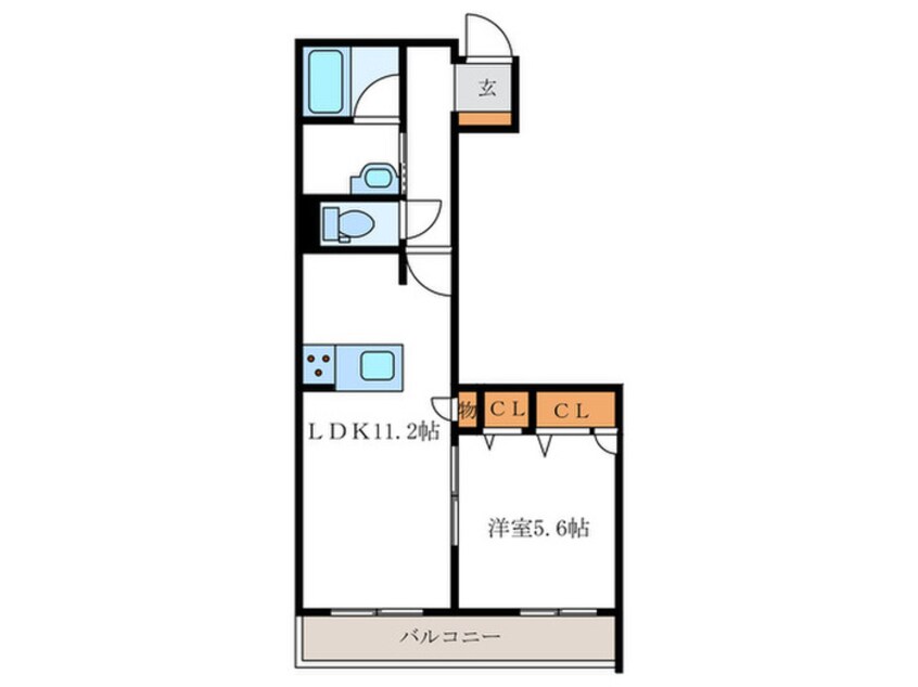 間取図 クオレールはな