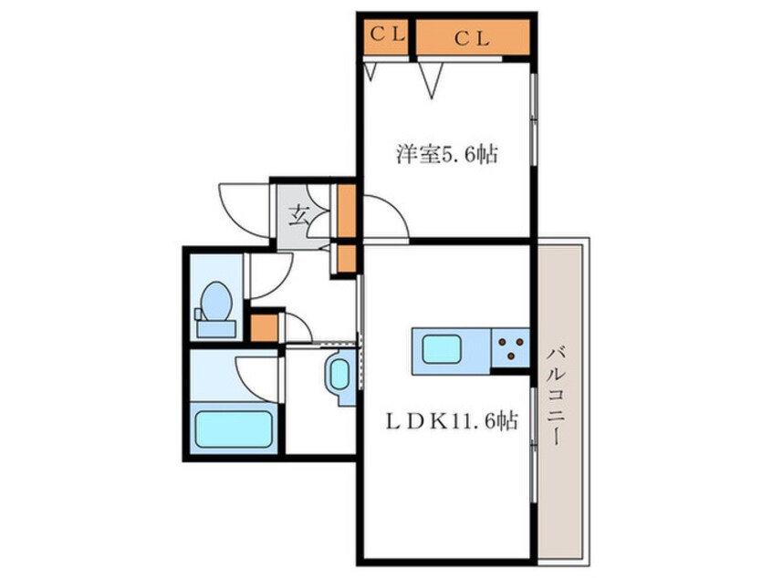 間取図 クオレールはな