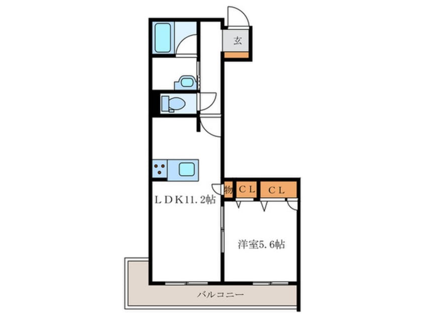 間取図 クオレールはな