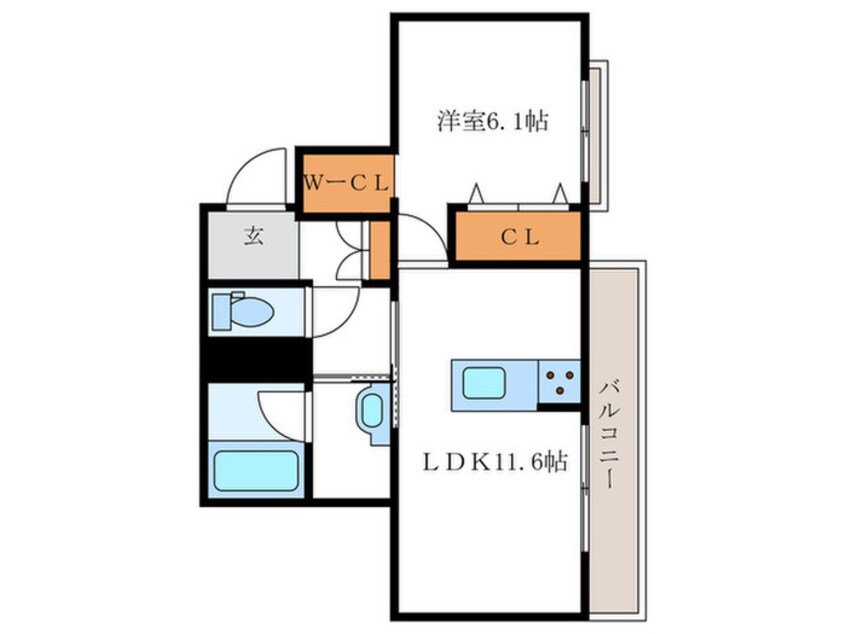 間取図 クオレールはな