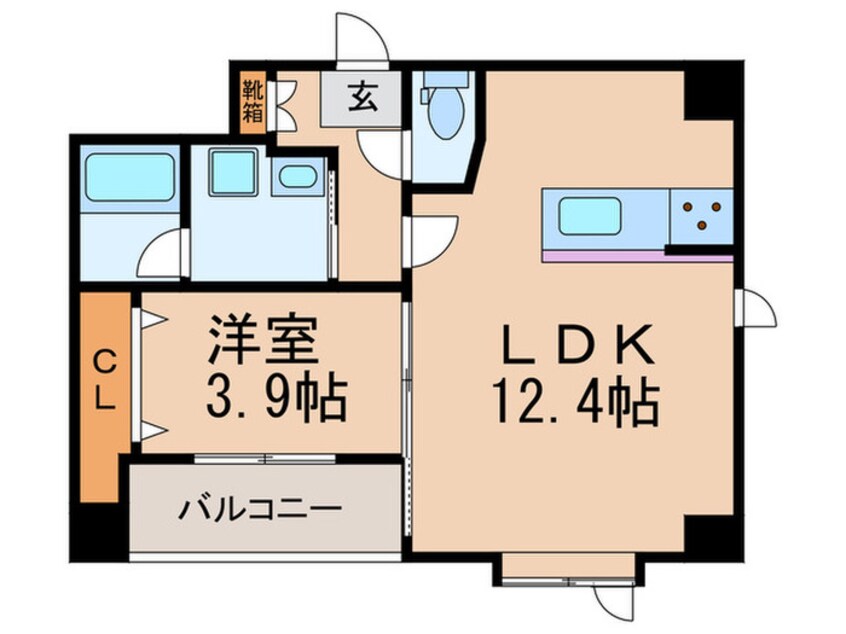 間取図 Ｒｕｌｉｅｆ真法院