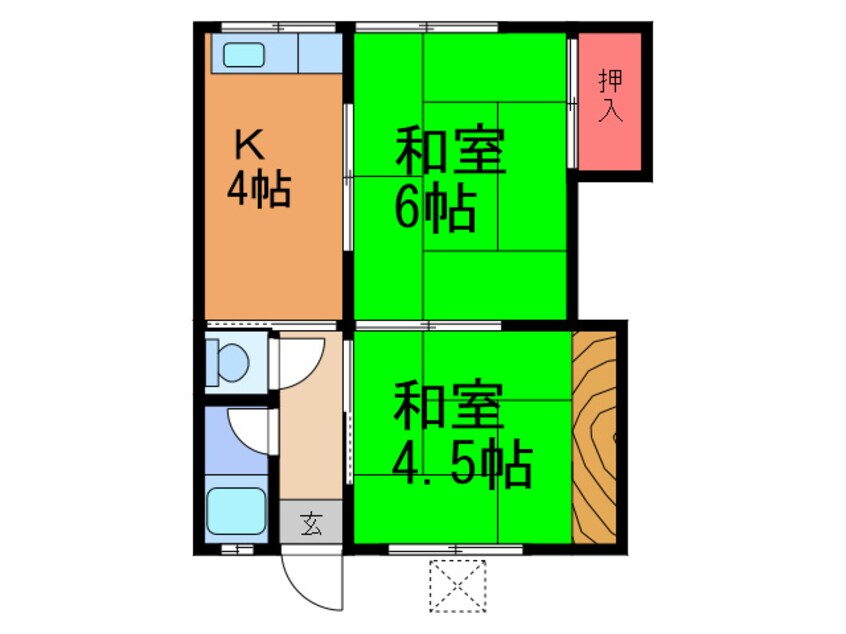 間取図 第一寿コ－ポ