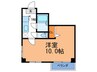 イモ－ション姫島 1Kの間取り