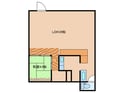 サンメゾン与力（101）の間取図