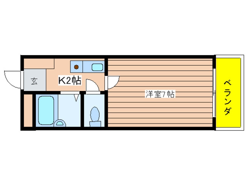 間取図 ボナール　サジキ
