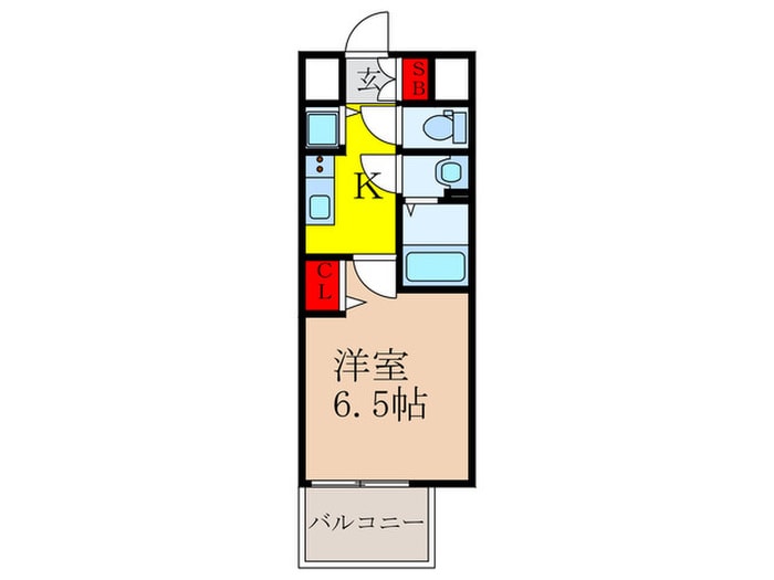間取り図 メインステージ新大阪(608)