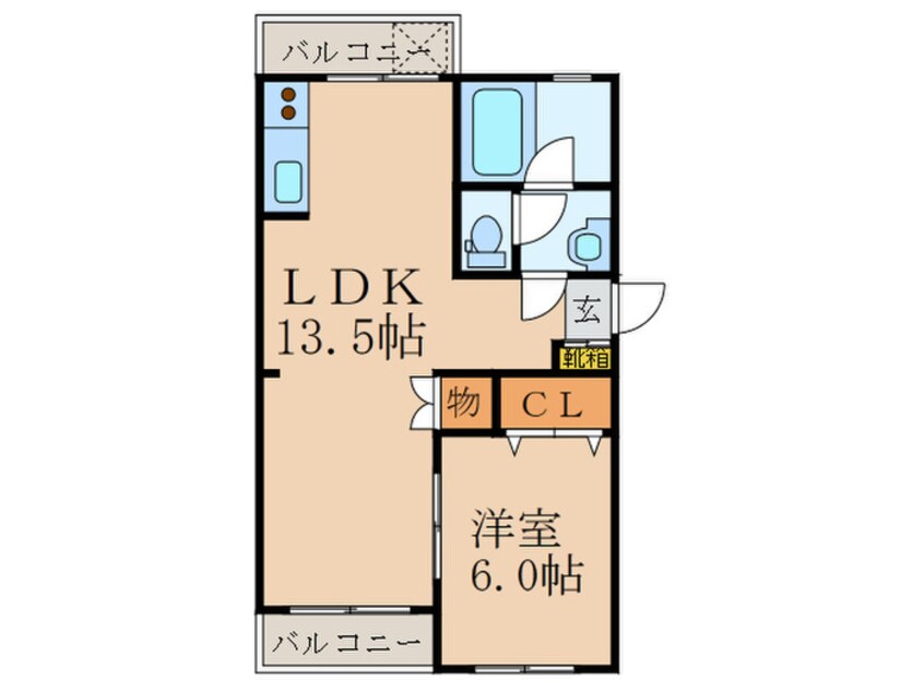 間取図 淀マンション