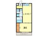 maison de PaPa 1LDKの間取り