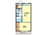 maison de PaPa 1LDKの間取り