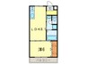 maison de PaPa 1LDKの間取り