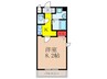 satsuma-7 1Kの間取り