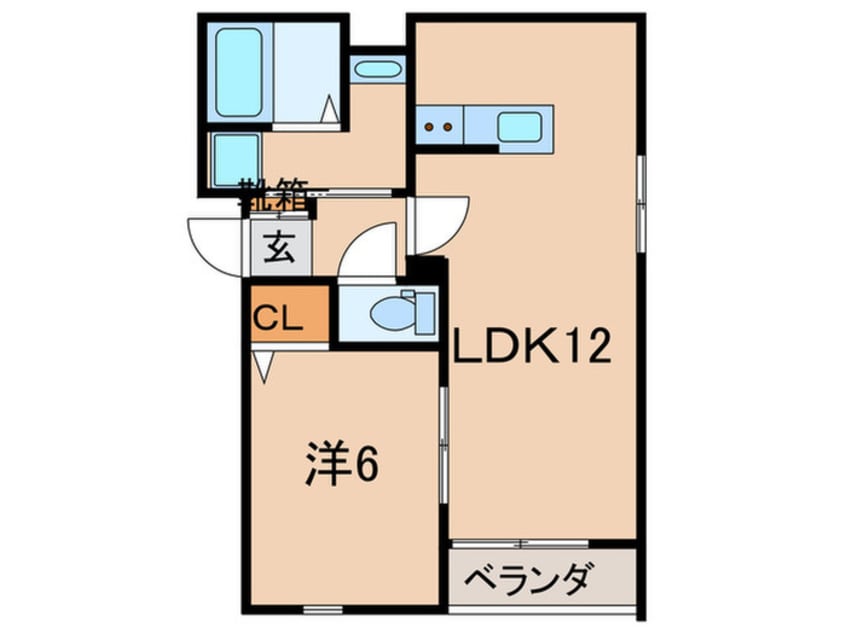 間取図 仮)尼崎東園田新築