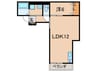 仮)尼崎東園田新築 1LDKの間取り