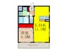 ＣＡＳＡ　Ⅵ 1LDKの間取り