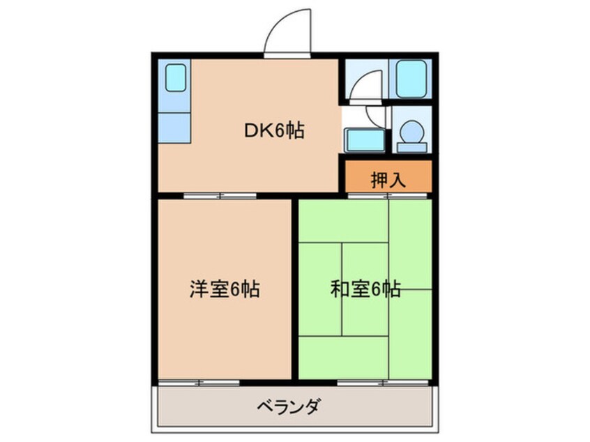 間取図 リバーサイドハイツ