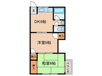 間取図 都島電化ハイツ