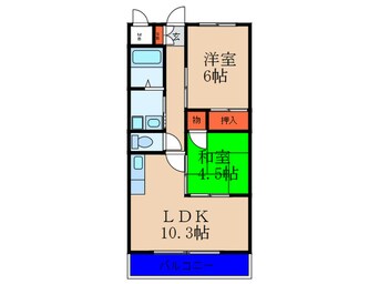 間取図 アーバ姫島公園