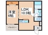 F+style柏原上市 1LDKの間取り