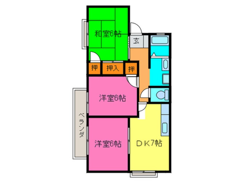 間取図 多田壱番館