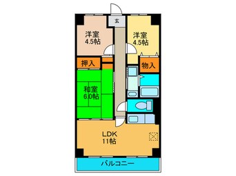 間取図 ブリランテ鶴見