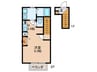 ブレ－ブエムズ 1Rの間取り