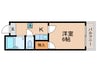 アーバンレイ１２ 1Kの間取り