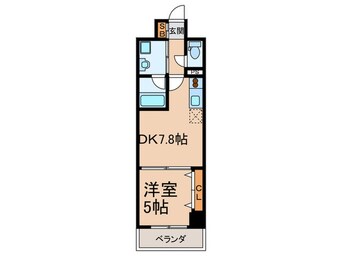 間取図 サ－ジュ天王寺