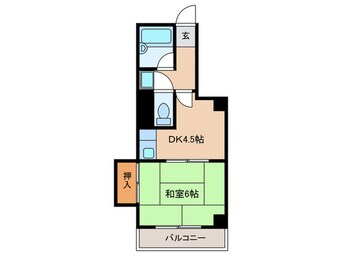 間取図 ルネ天満（1203）