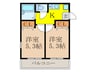 ＤＯＲＭ　淡路 2Kの間取り