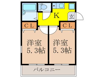 間取図 ＤＯＲＭ　淡路