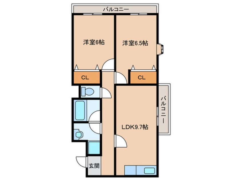 間取図 ルディシアコ－ト