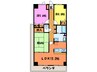 ルピナス泉大津 3LDKの間取り