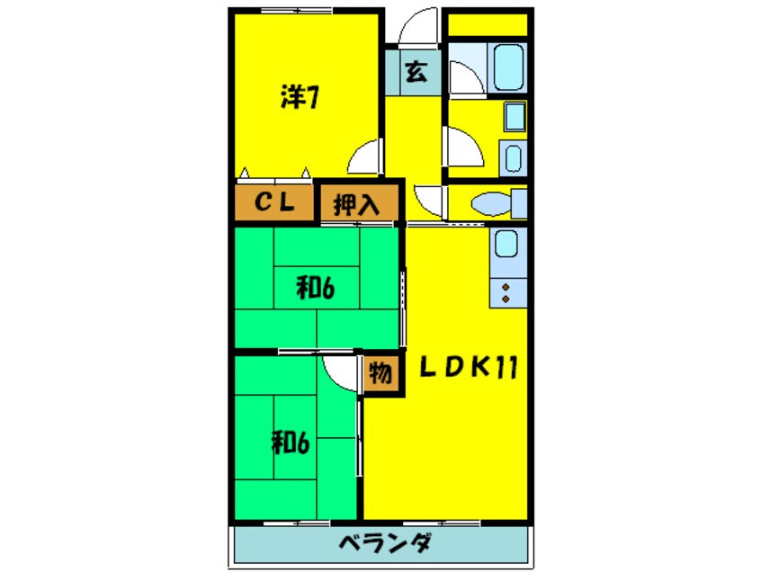 間取図 日吉マンション