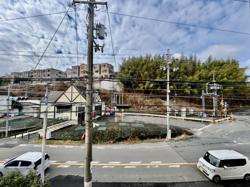 室内からの展望 日吉マンション