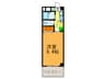 ＡＭＢＩＥＮＴ八尾 1Kの間取り