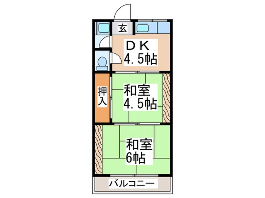 間取図 ソレイユハイツ