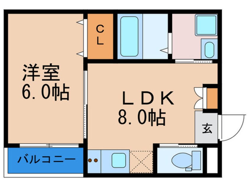 間取図 ＬｕＸｅ野田