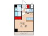 MELDIA CREST TAPP 新大阪 WEST 1Rの間取り