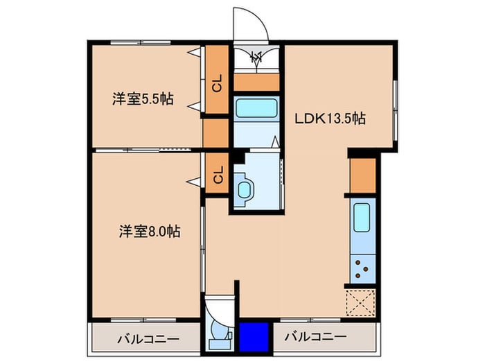 間取り図 シャトー中島